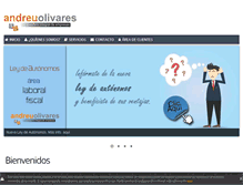 Tablet Screenshot of andreuolivaresasesores.com